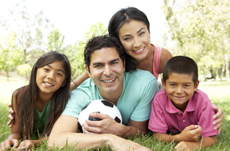 Native american family