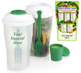 3-Piece Weigh to Go! Salad Shaker & Magnet Combo