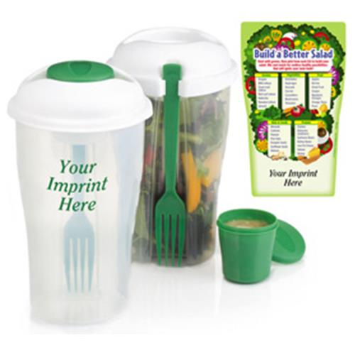 3-Piece Weigh to Go! Salad Shaker & Magnet Combo