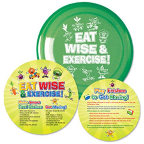 Eat Wise & Exercise! Flyer Disc & Educational Card