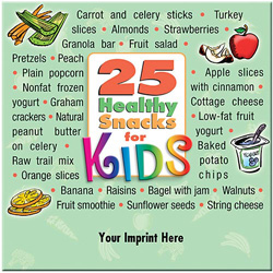 25 Healthy Snack for Kids Magnet