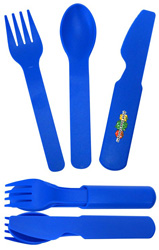 3 in 1 Plastic Flatware