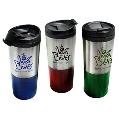 16 OZ. Two-Tone Stainless Steel Tumbler