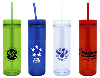 16 OZ. Tall Tumbler with Straw