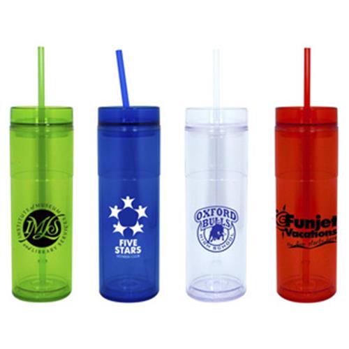 16 OZ. Tall Tumbler with Straw