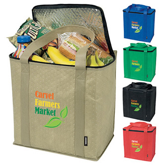 KOOZIE® Zippered Insulated Grocery Tote