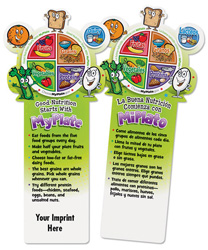 Good Nutrition Starts with MyPlate Die-Cut Bookmark