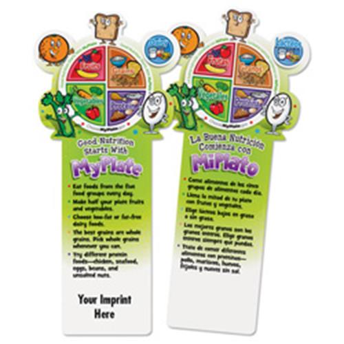 Good Nutrition Starts with MyPlate Die-Cut Bookmark
